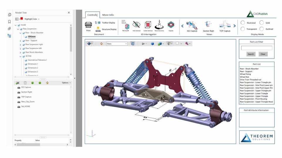 Our 3D PDF Samples & HTML5 Documentation | Theorem Solutions